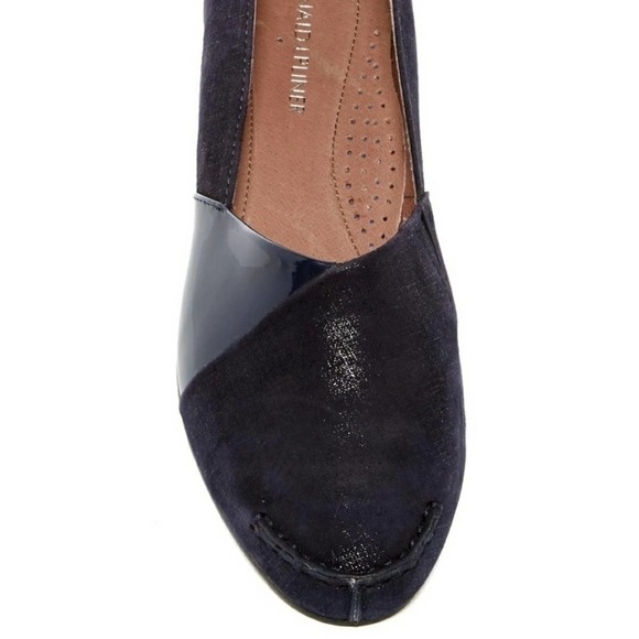 Donald J. Pliner Black Leather Flats Suede Brix Moccasin Size 6 - Picture 8 of 12